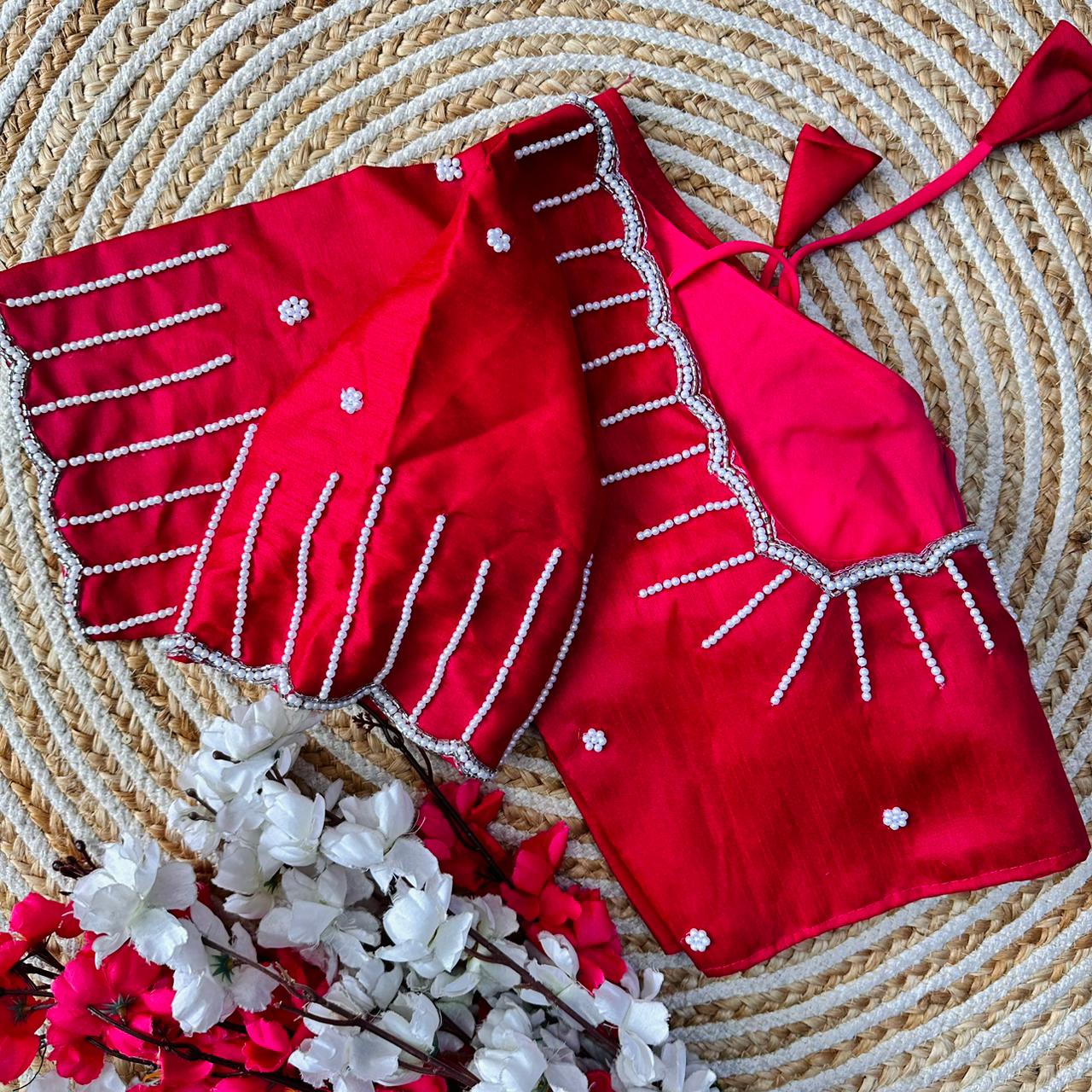 Festive Wear Handcrafted Work Blouse