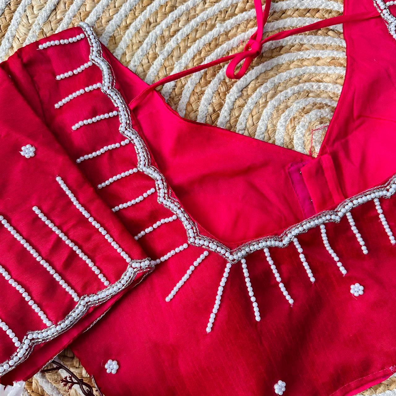 Festive Wear Handcrafted Work Blouse - Anant Exports