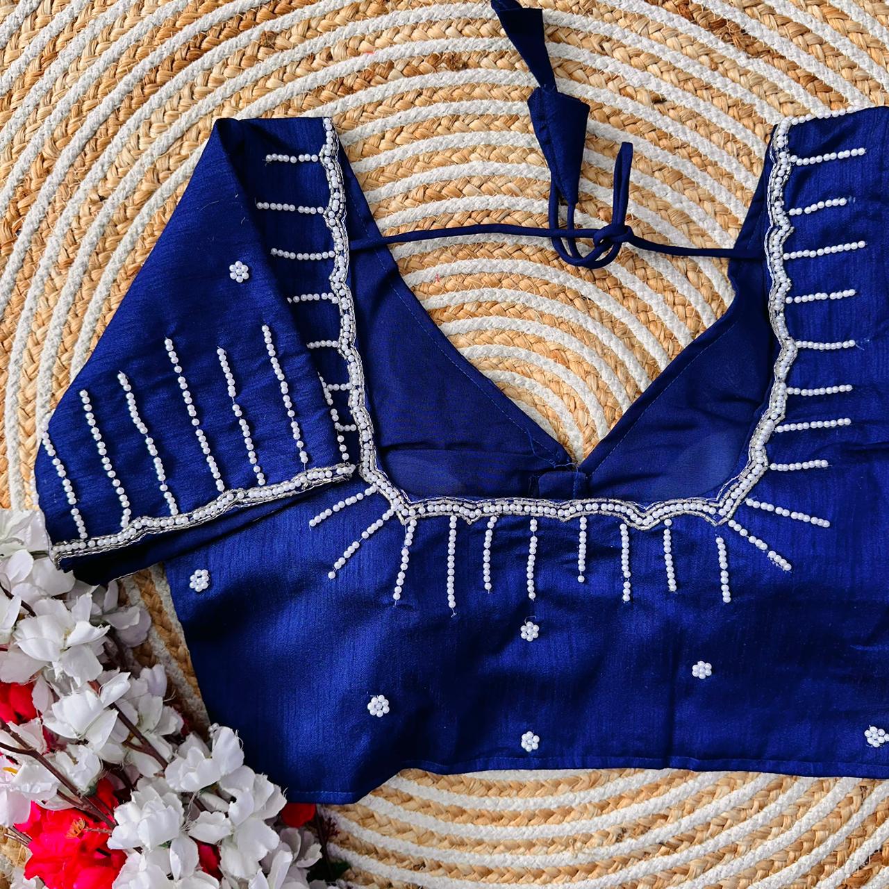 Festive Wear Handcrafted Work Blouse