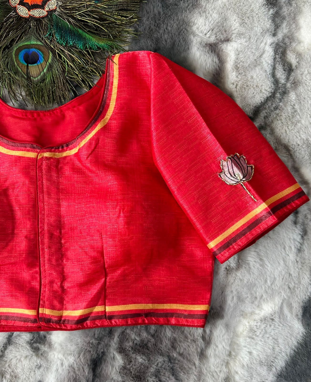 Festive Wear Decent Print Blouse