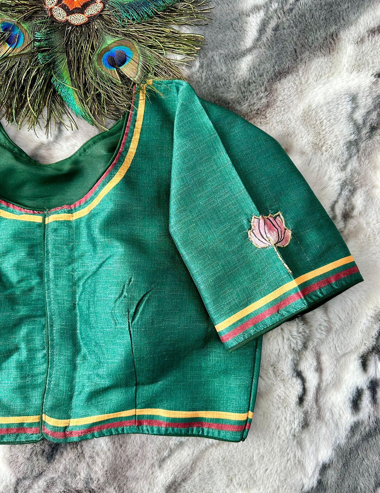 Festive Wear Decent Print Blouse - Anant Exports