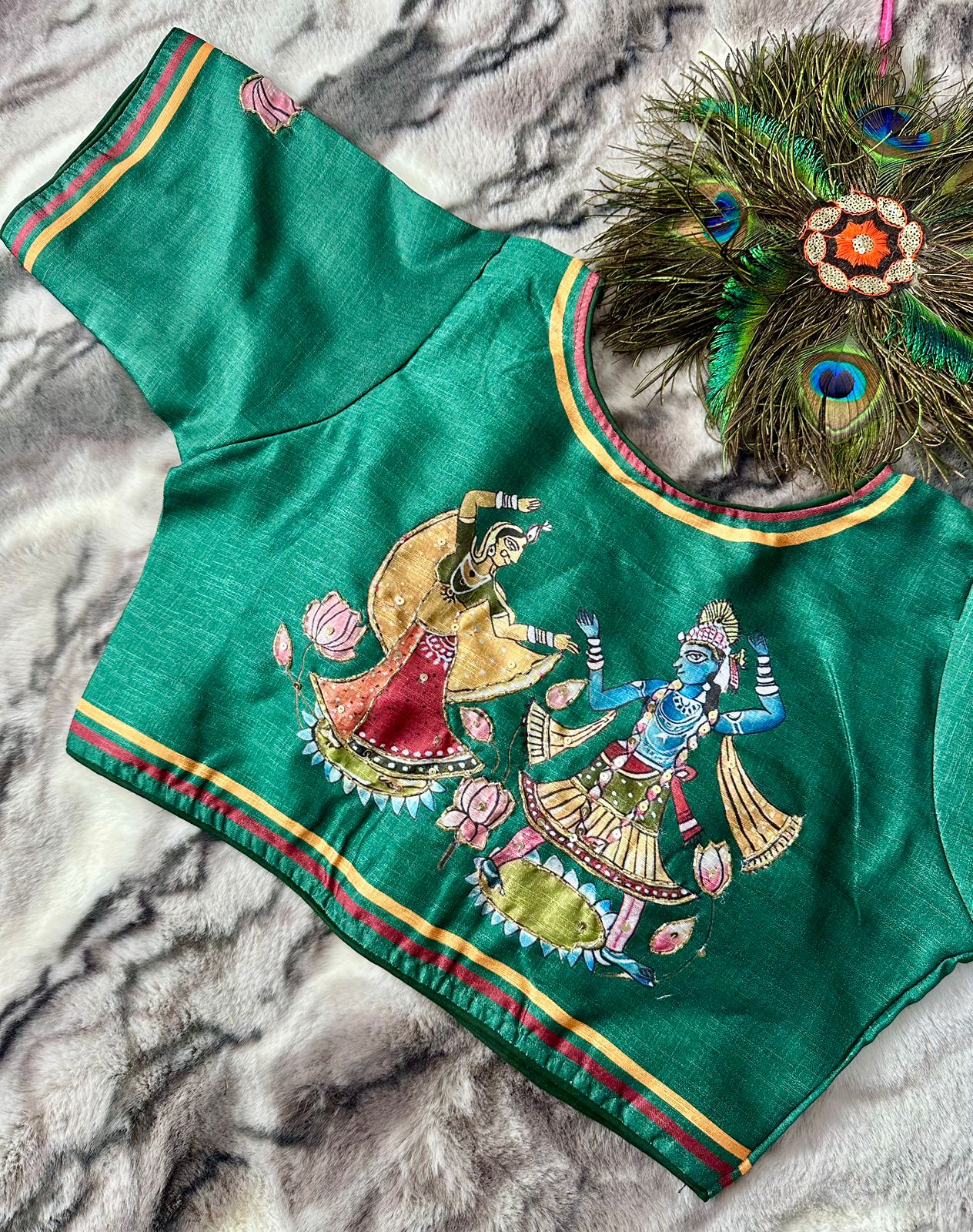 Festive Wear Decent Print Blouse