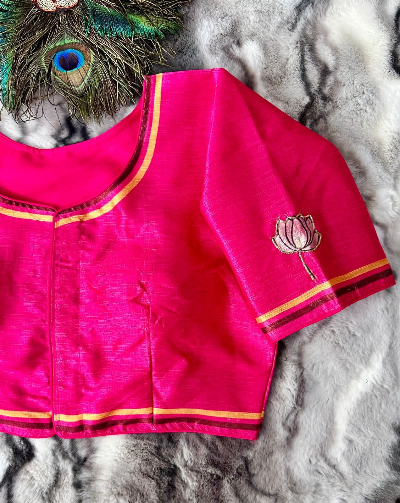 Festive Wear Decent Print Blouse