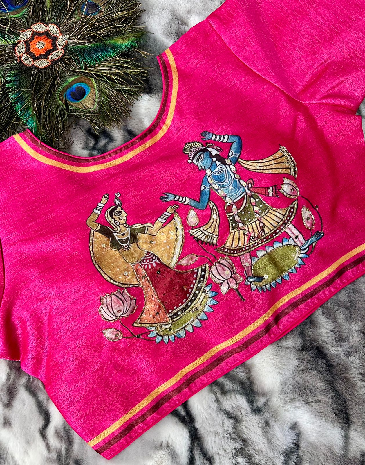 Festive Wear Decent Print Blouse