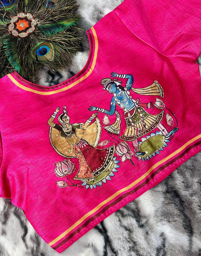 Festive Wear Decent Print Blouse - Anant Exports