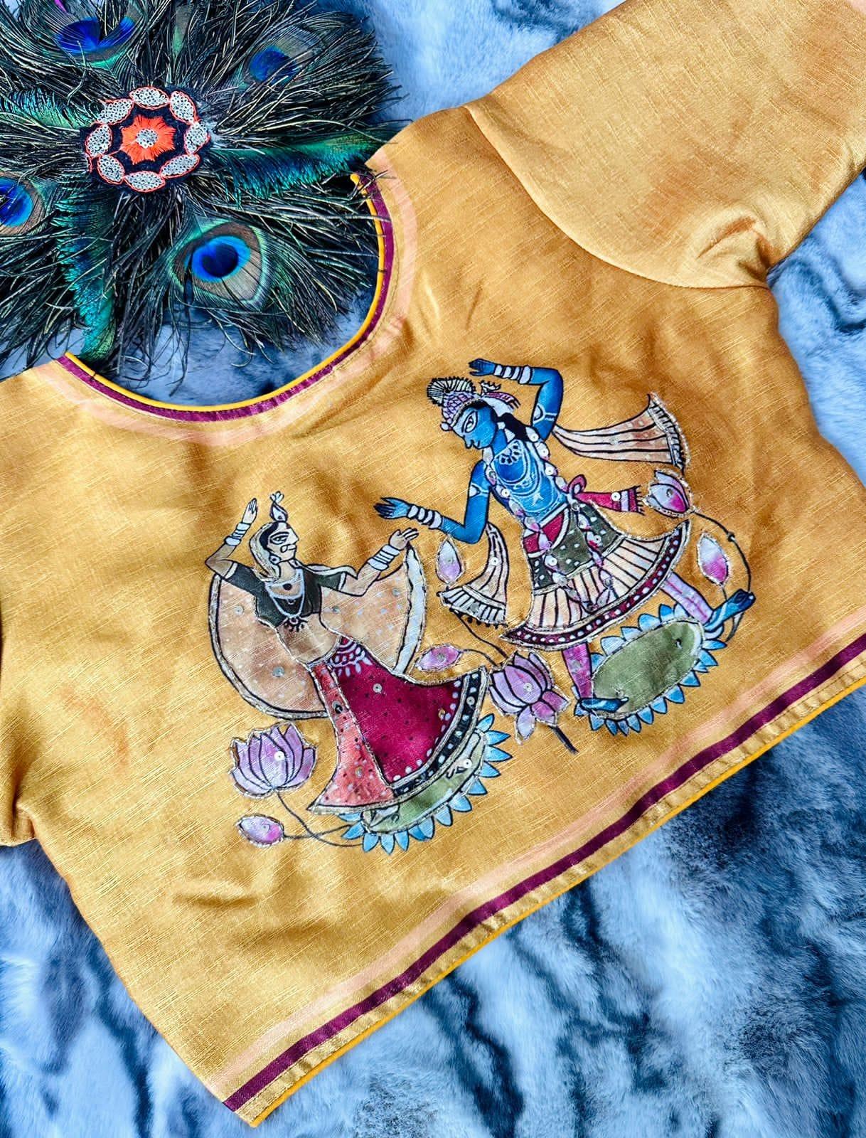 Festive Wear Decent Print Blouse - Anant Exports