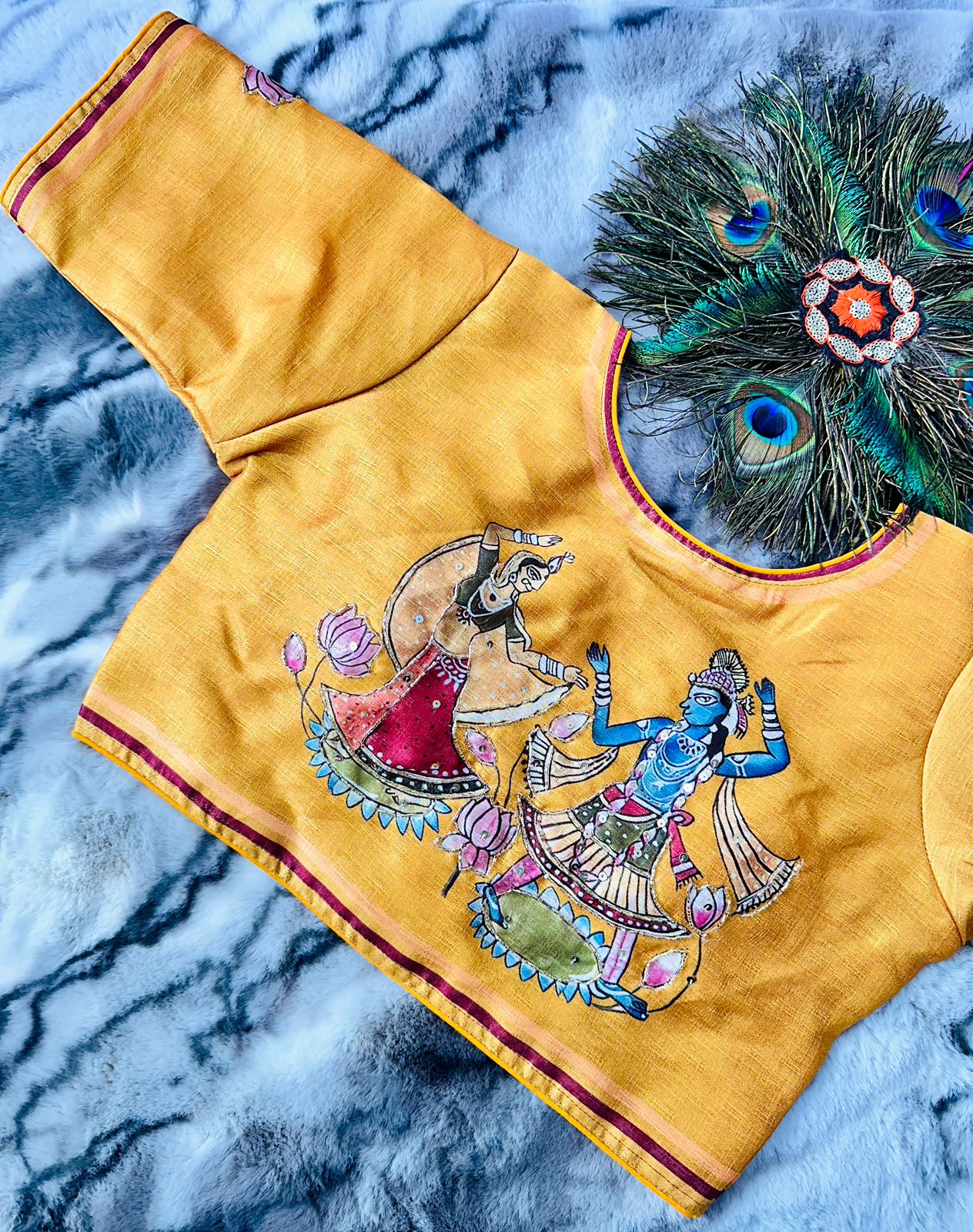 Festive Wear Decent Print Blouse