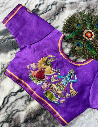 Festive Wear Decent Print Blouse - Anant Exports