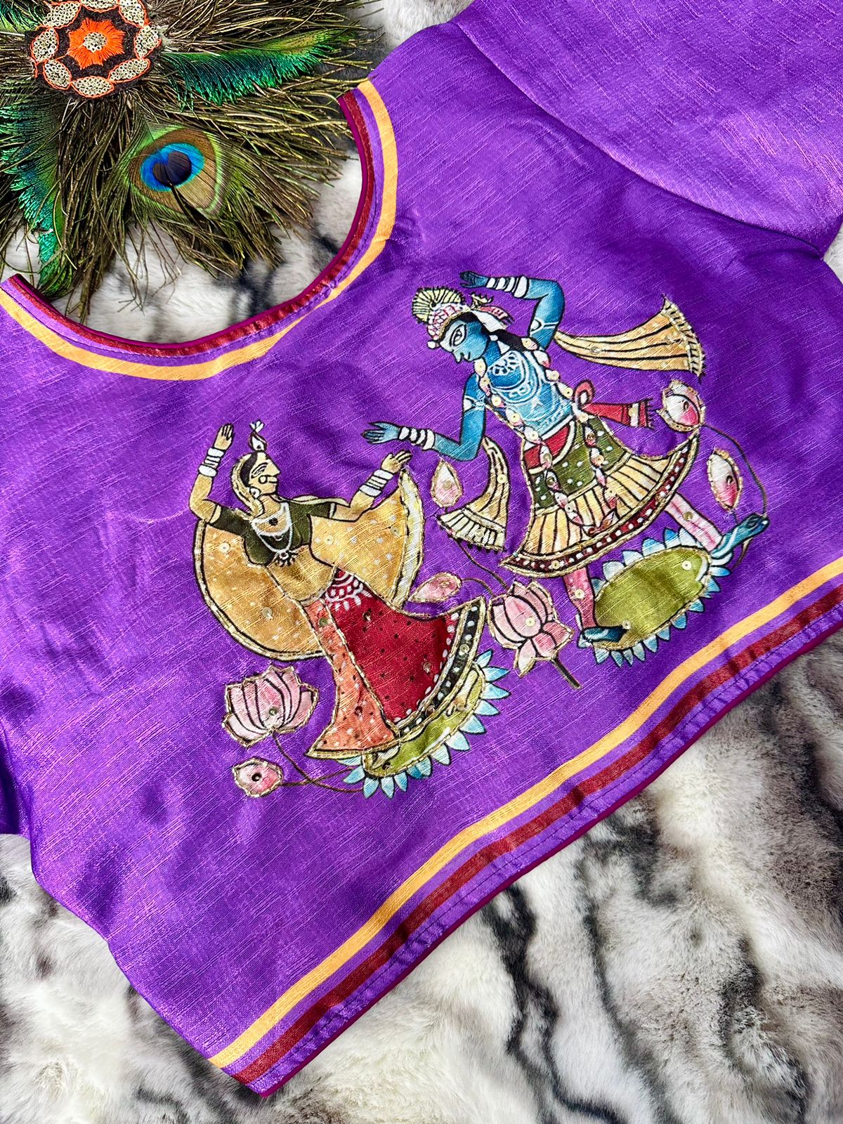 Festive Wear Decent Print Blouse