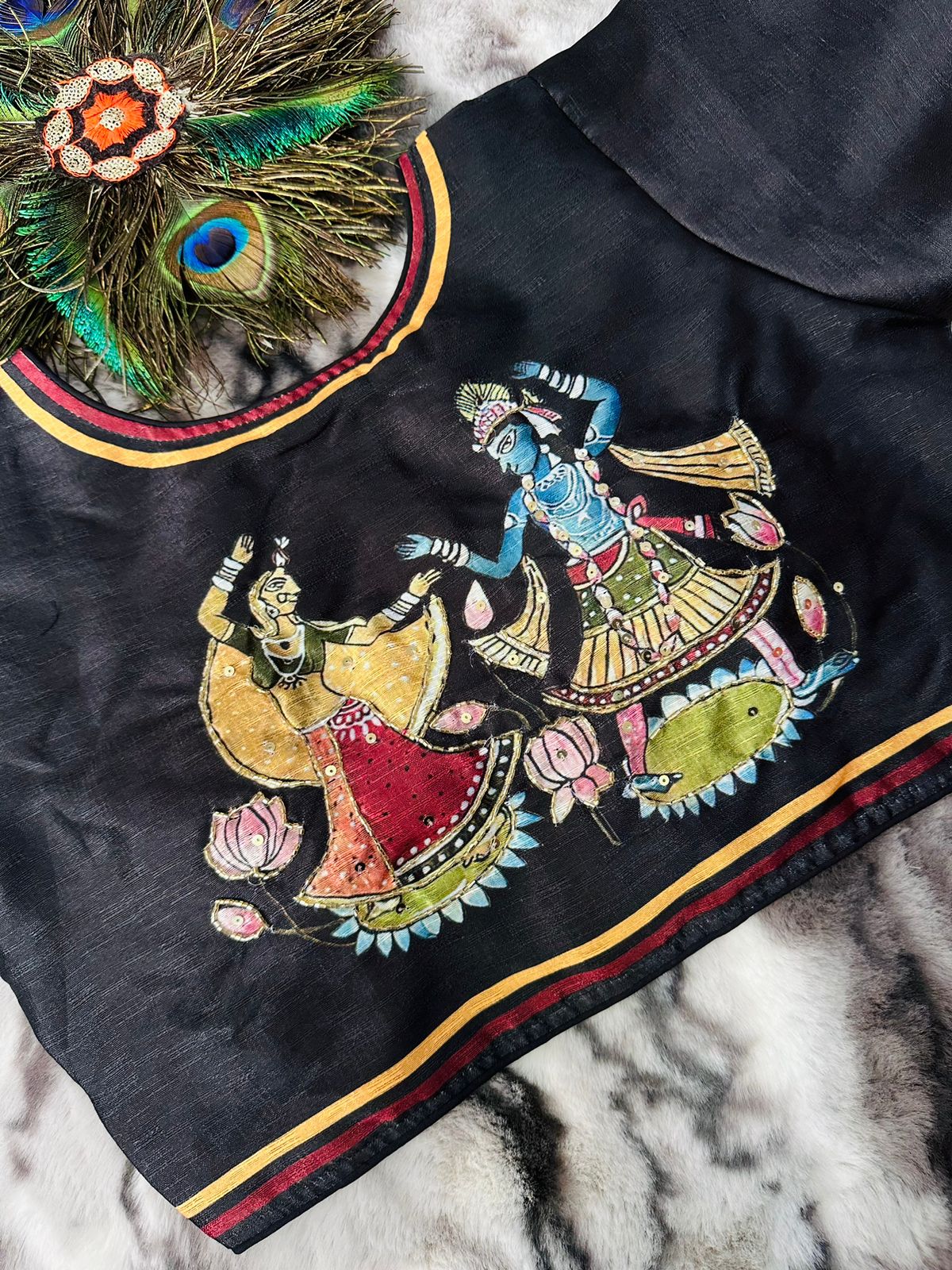 Festive Wear Decent Print Blouse