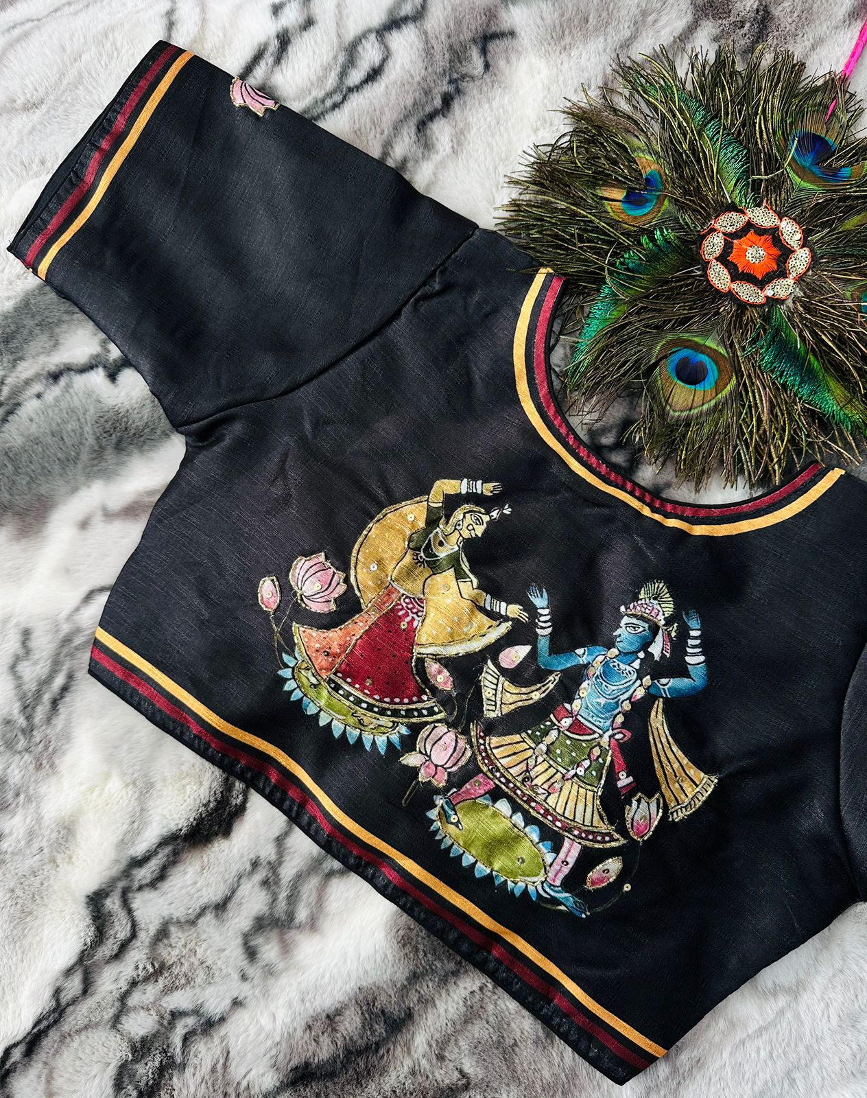 Festive Wear Decent Print Blouse