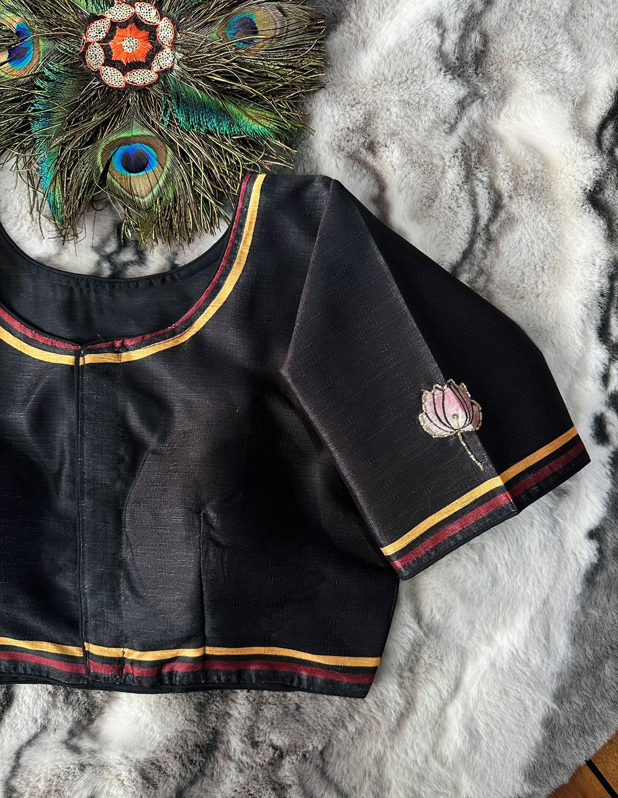 Festive Wear Decent Print Blouse