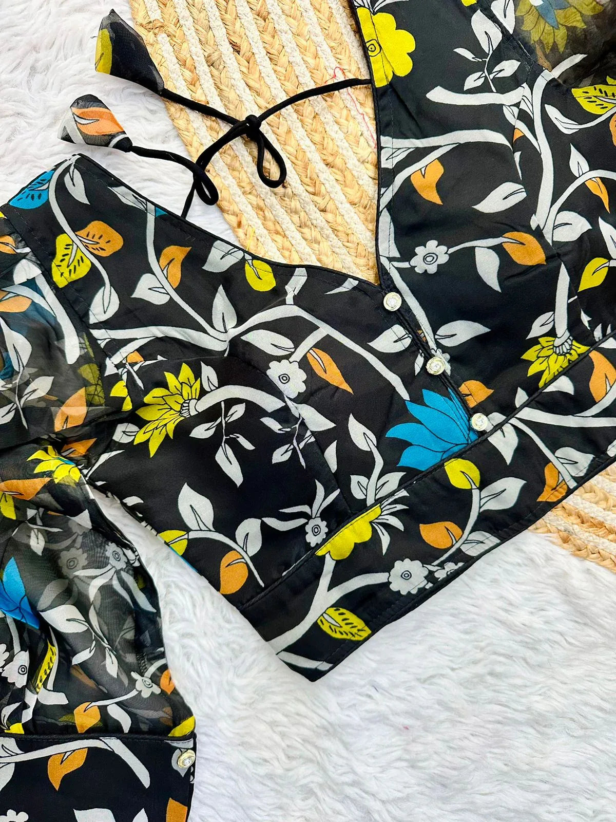 Festival Wear Kalamkari Print Blouse - Anant Exports