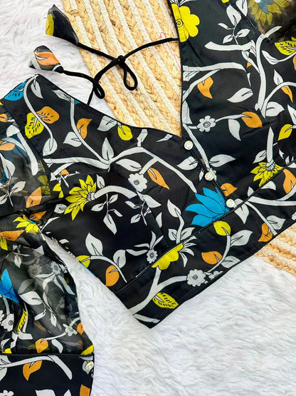 Festival Wear Kalamkari Print Blouse - Anant Exports