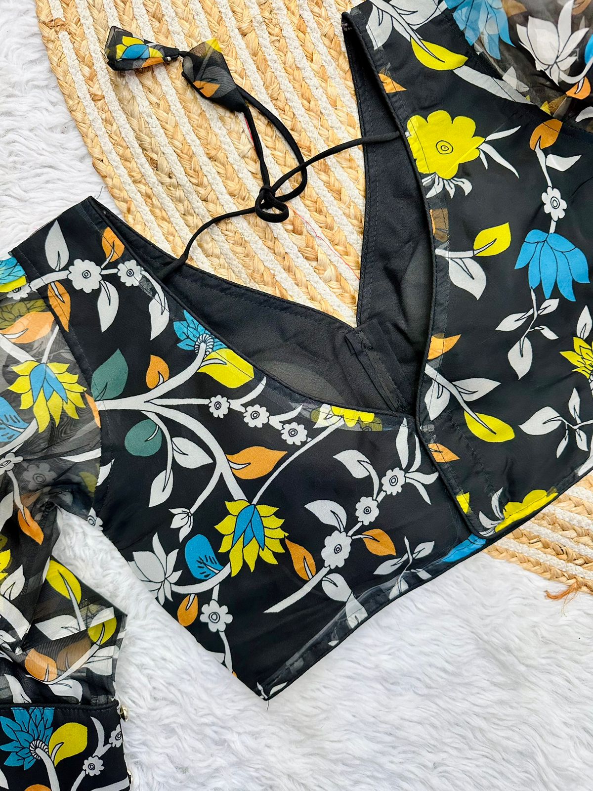 Festival Wear Kalamkari Print Blouse