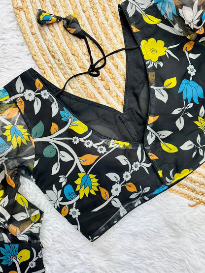Festival Wear Kalamkari Print Blouse - Anant Exports
