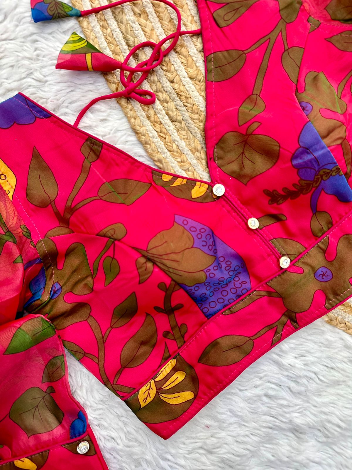 Festival Wear Kalamkari Print Blouse