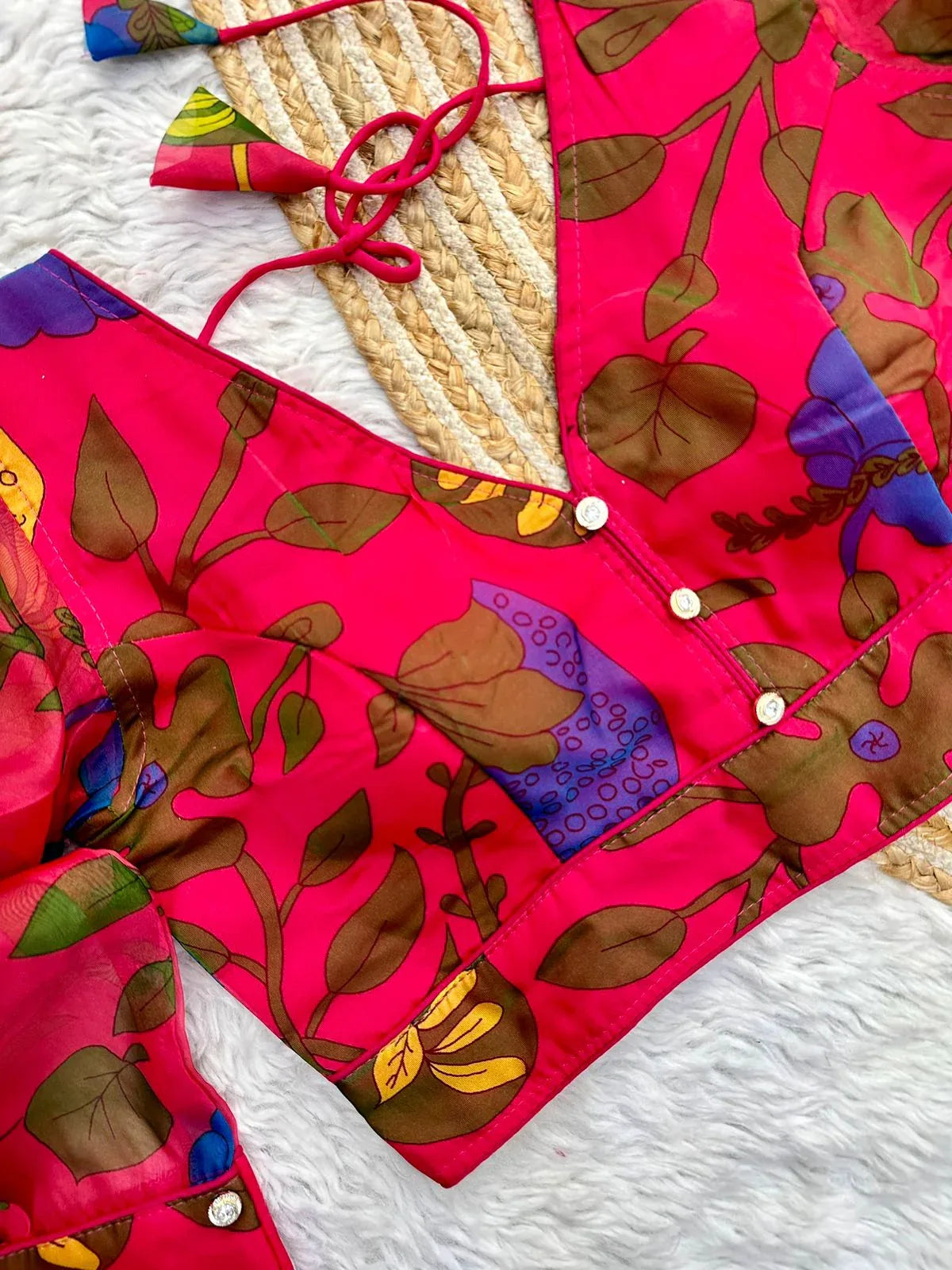 Festival Wear Kalamkari Print Blouse - Anant Exports