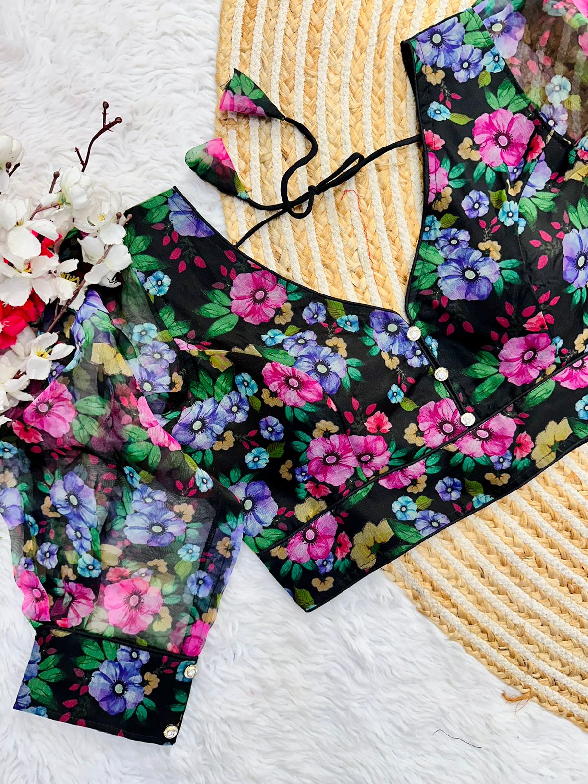 Festival Wear Kalamkari Print Blouse