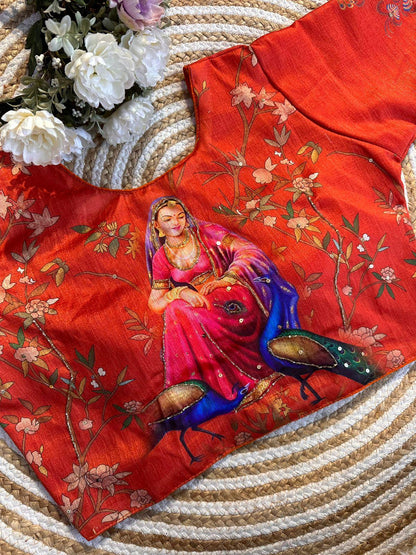 Decent Print Blouse - Anant Exports