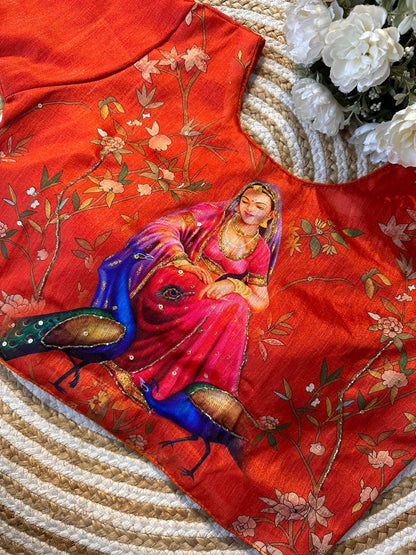 Decent Print Blouse - Anant Exports