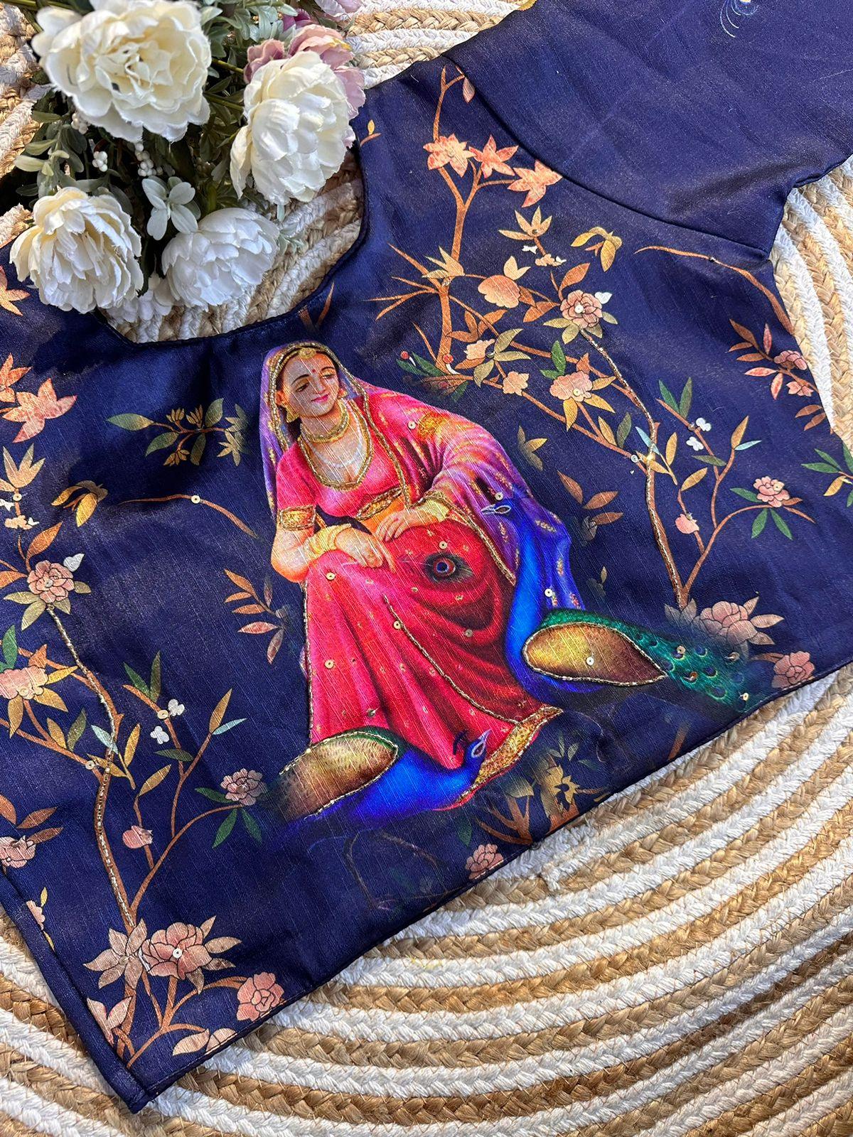 Decent Print Blouse - Anant Exports