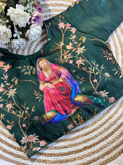 Decent Print Blouse - Anant Exports
