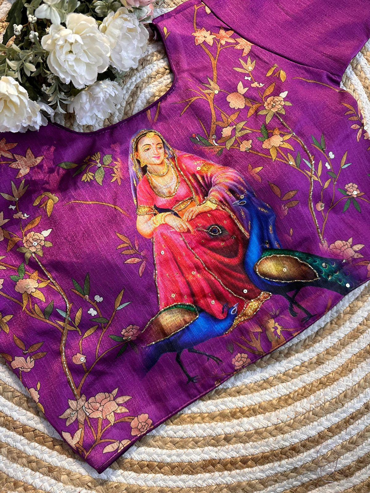 Decent Print Blouse - Anant Exports