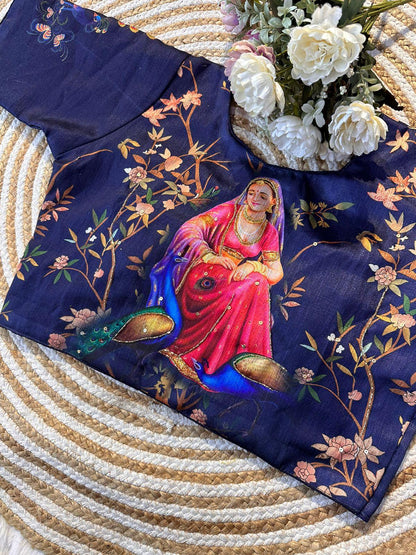Decent Print Blouse - Anant Exports