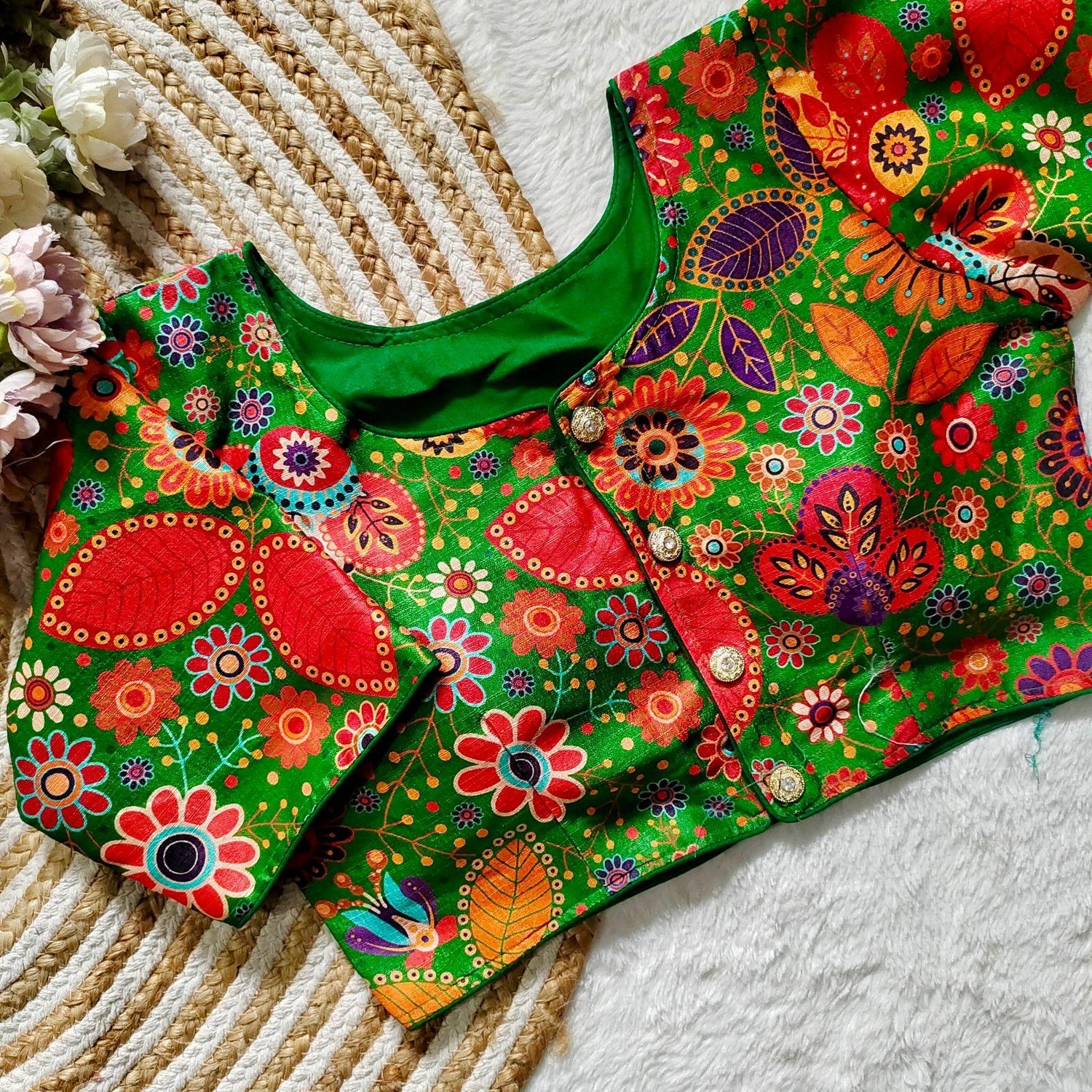 Decent Print Blouse - Anant Exports