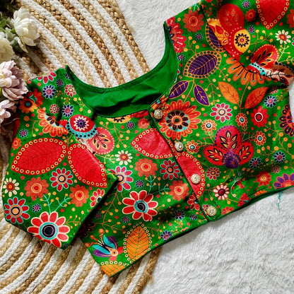 Decent Print Blouse - Anant Exports