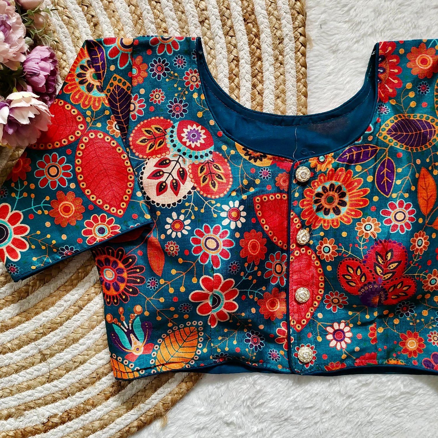 Decent Print Blouse - Anant Exports