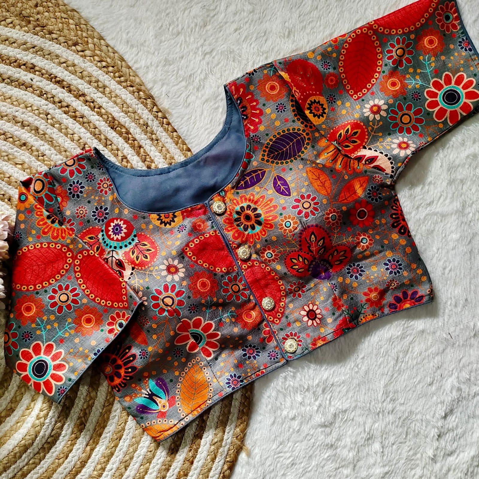 Decent Print Blouse - Anant Exports