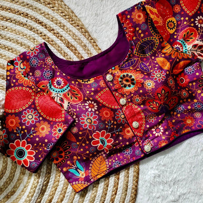 Decent Print Blouse - Anant Exports