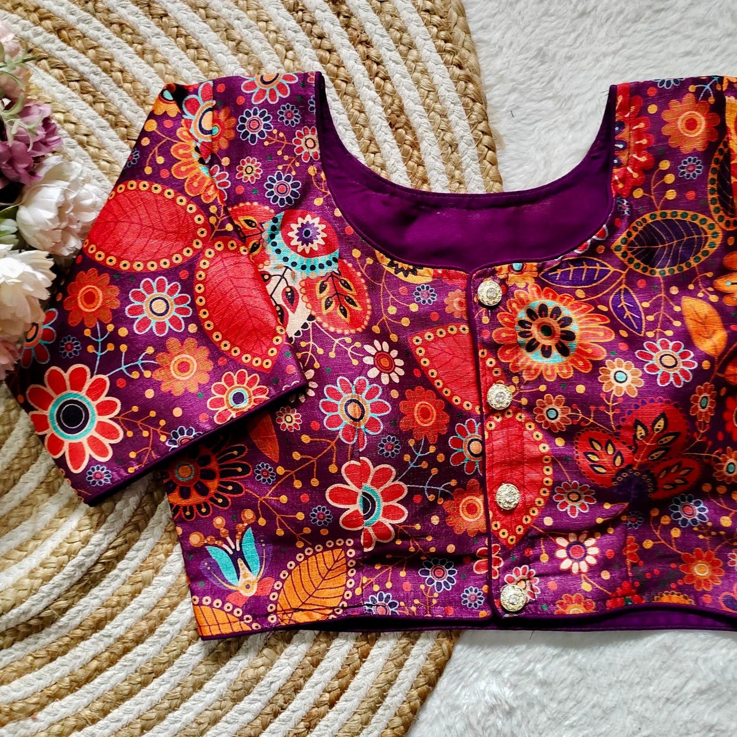 Decent Print Blouse - Anant Exports