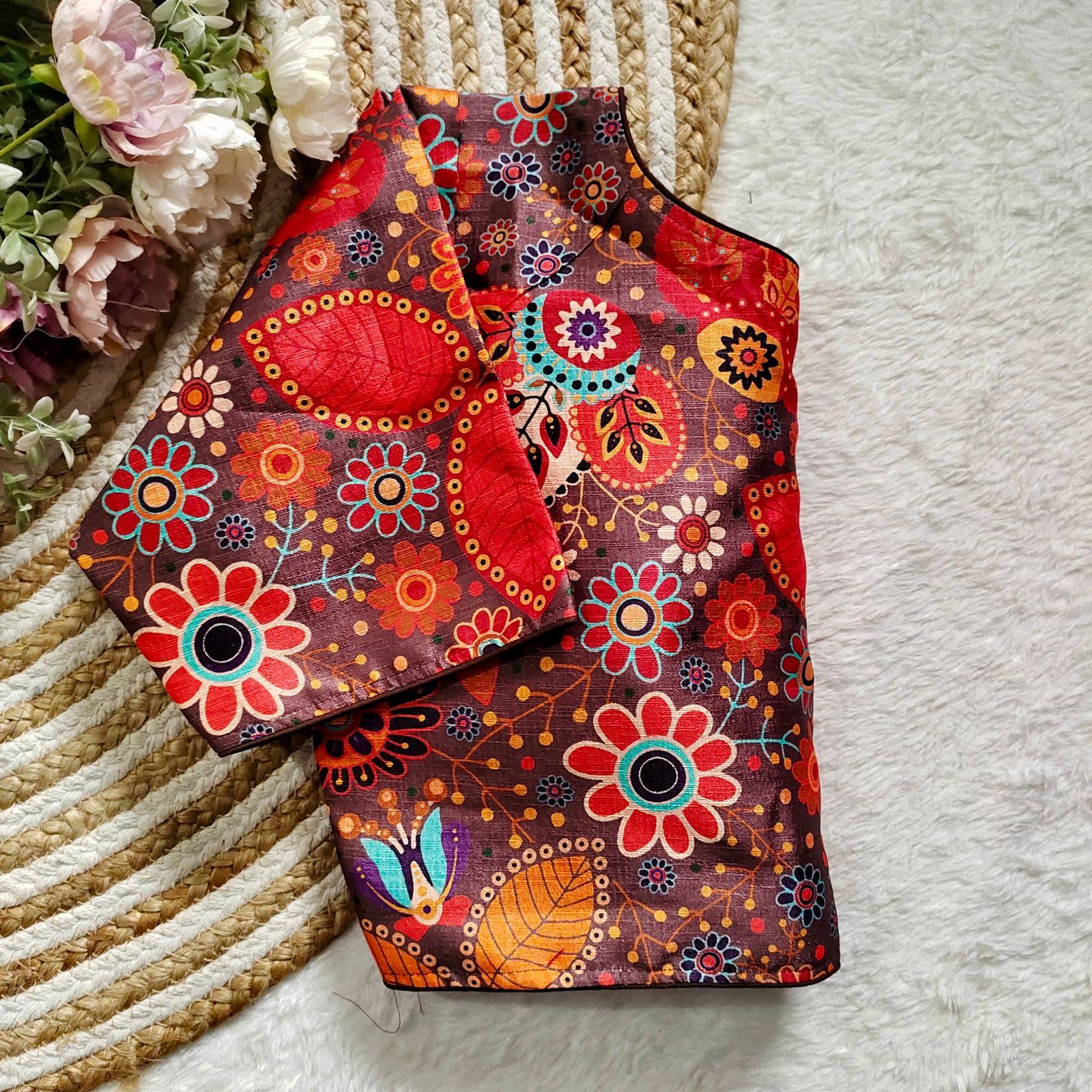 Decent Print Blouse - Anant Exports