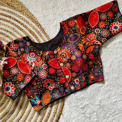 Decent Print Blouse - Anant Exports