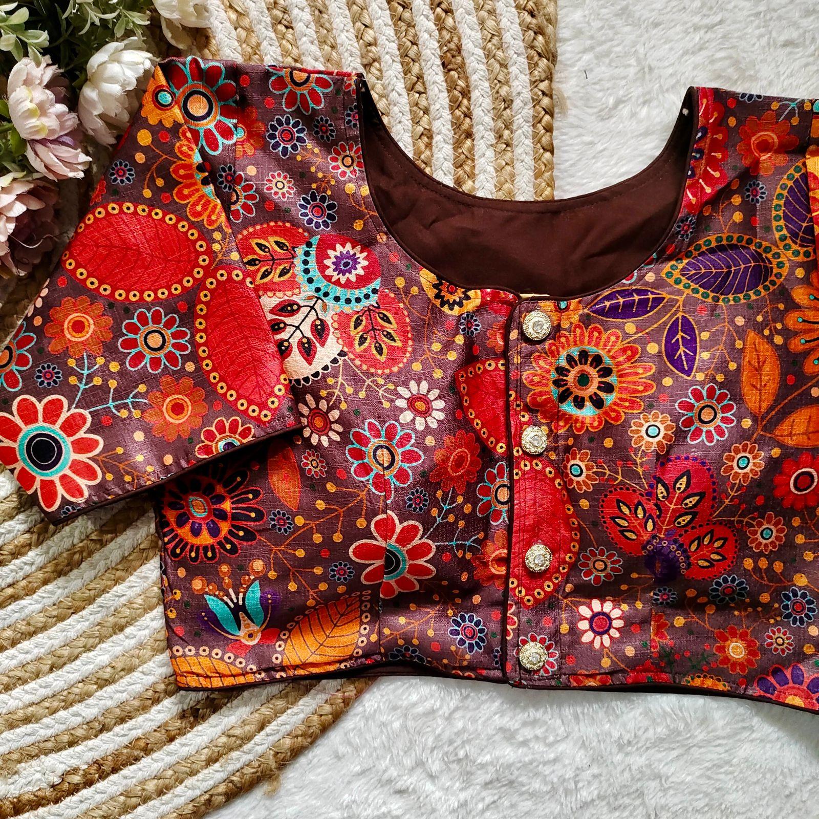 Decent Print Blouse - Anant Exports
