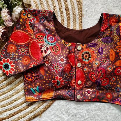 Decent Print Blouse - Anant Exports