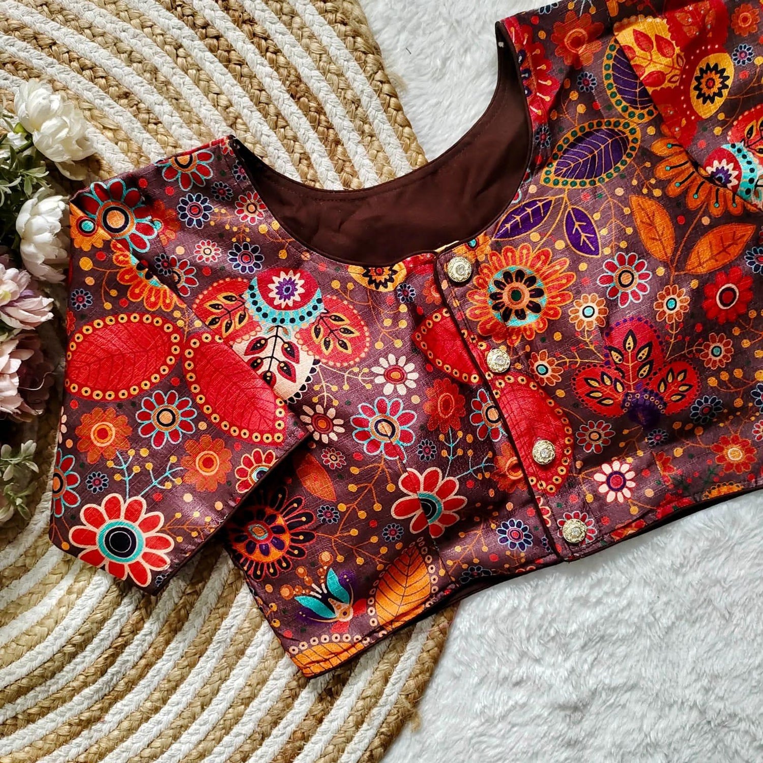 Decent Print Blouse - Anant Exports