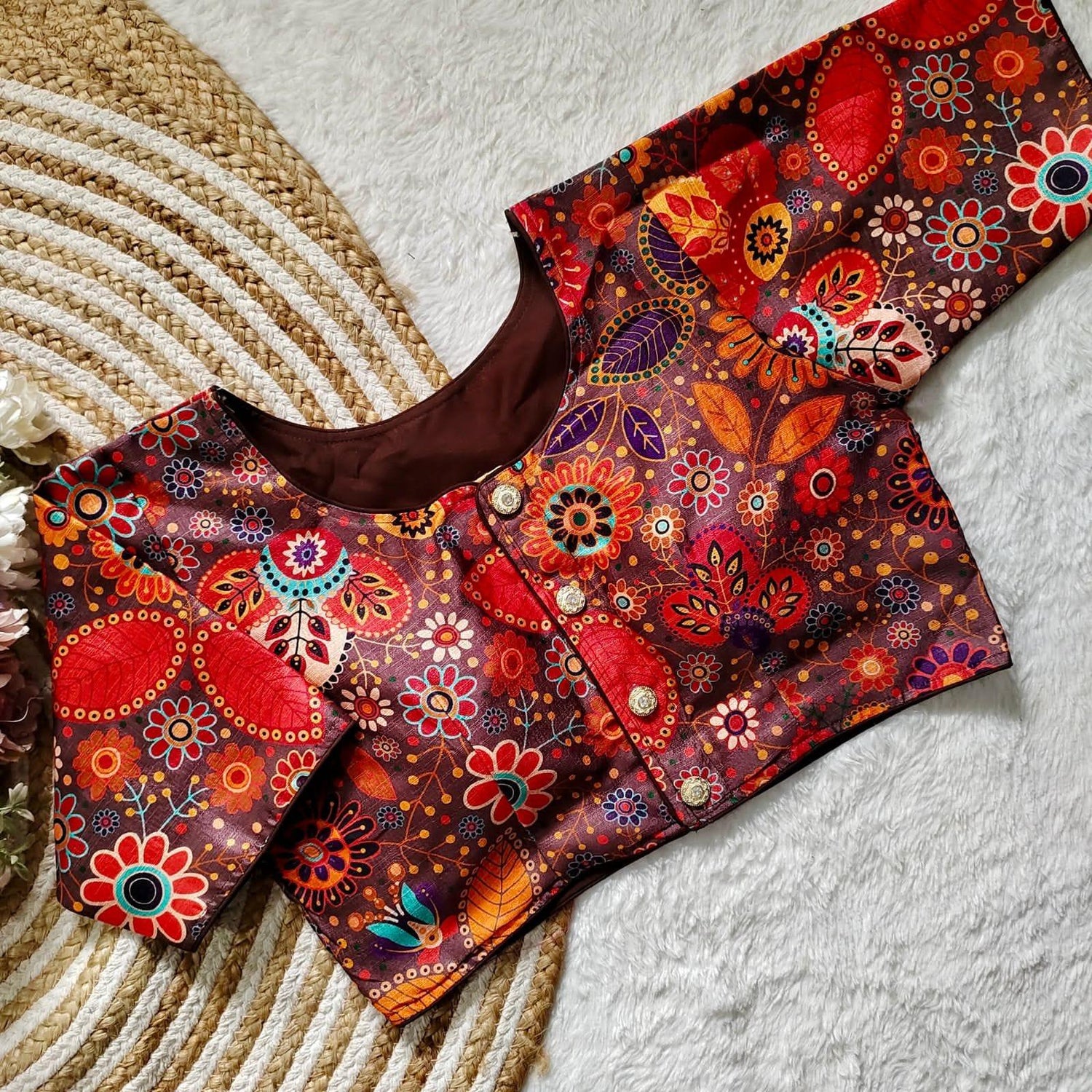 Decent Print Blouse - Anant Exports