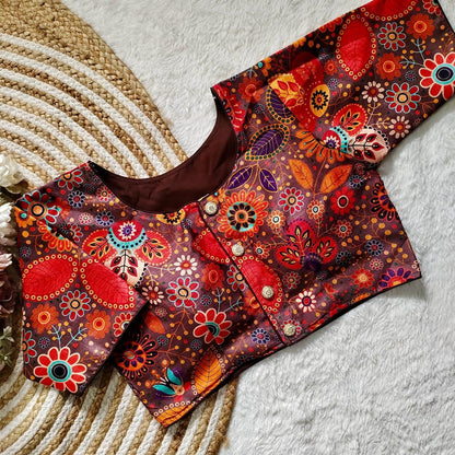 Decent Print Blouse - Anant Exports
