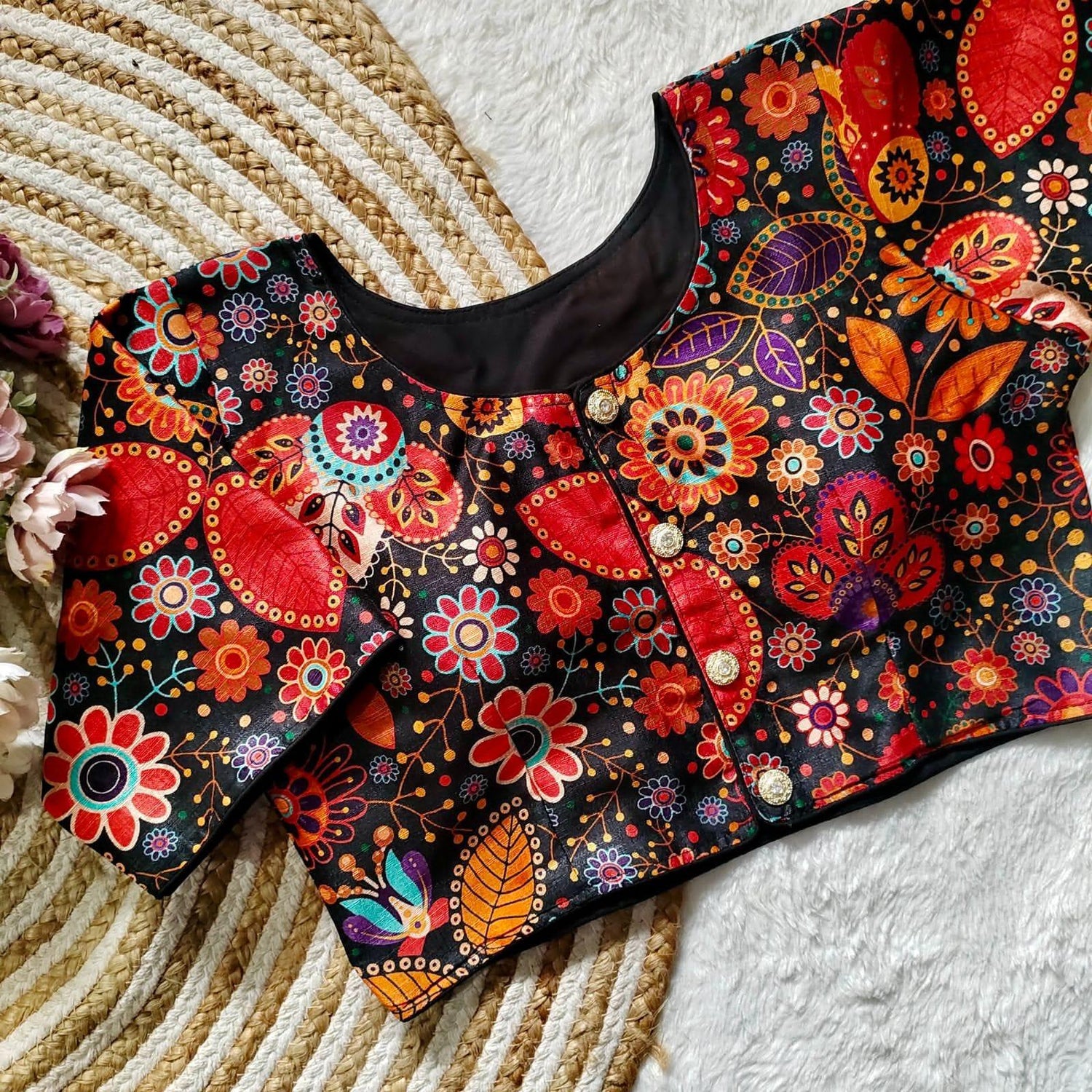 Decent Print Blouse - Anant Exports