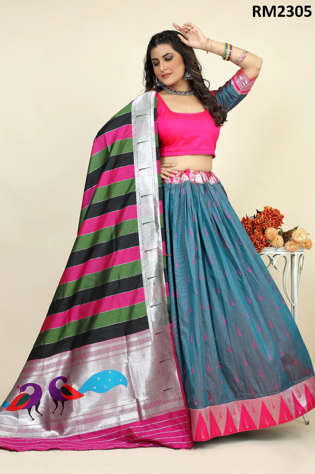Traditional Wear Lehenga Choli D.No. RM2305 - Anant Exports