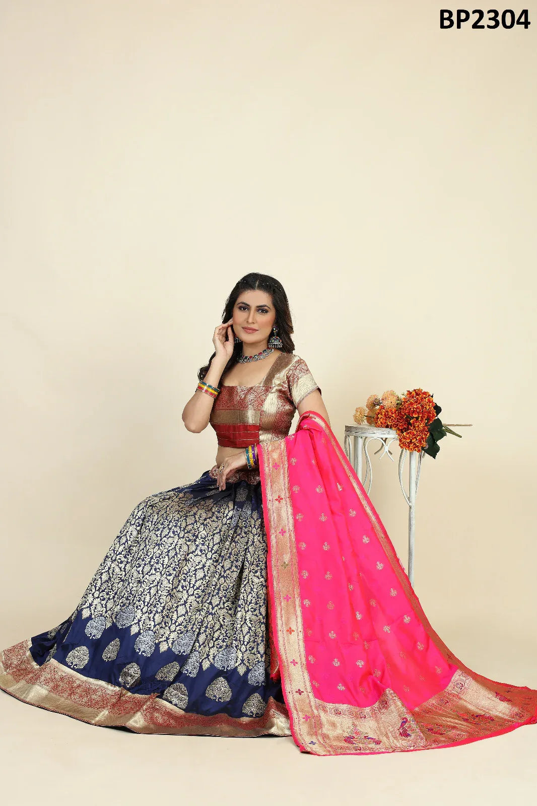 Traditional Wear Lehenga Choli D.No. BP2304 - Anant Exports
