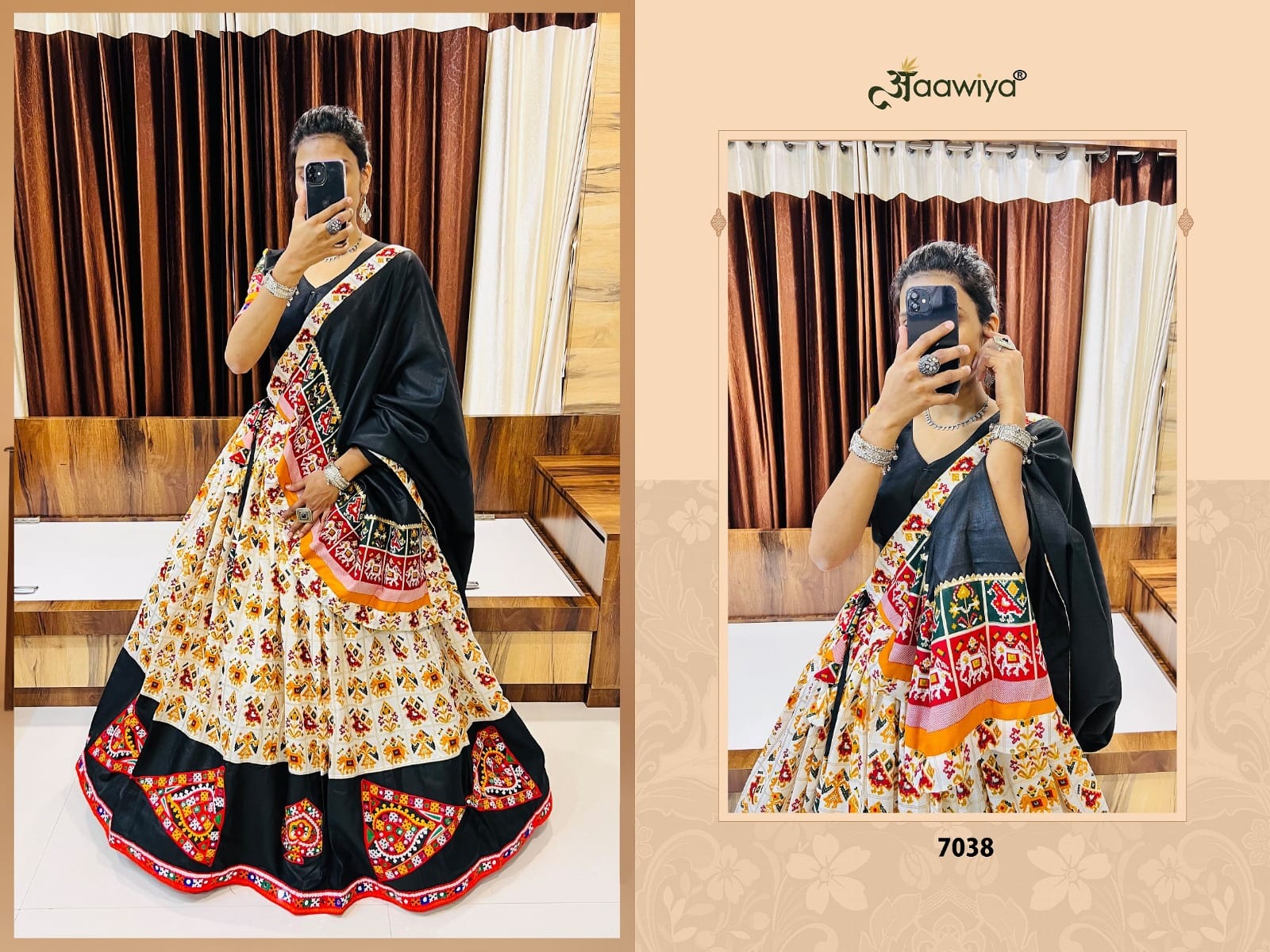 NAVRATRI WEAR CHANIYA CHOLI D.NO. 7038