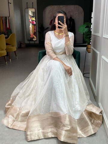 Occasion Wear Fancy Gown D.No. 5327