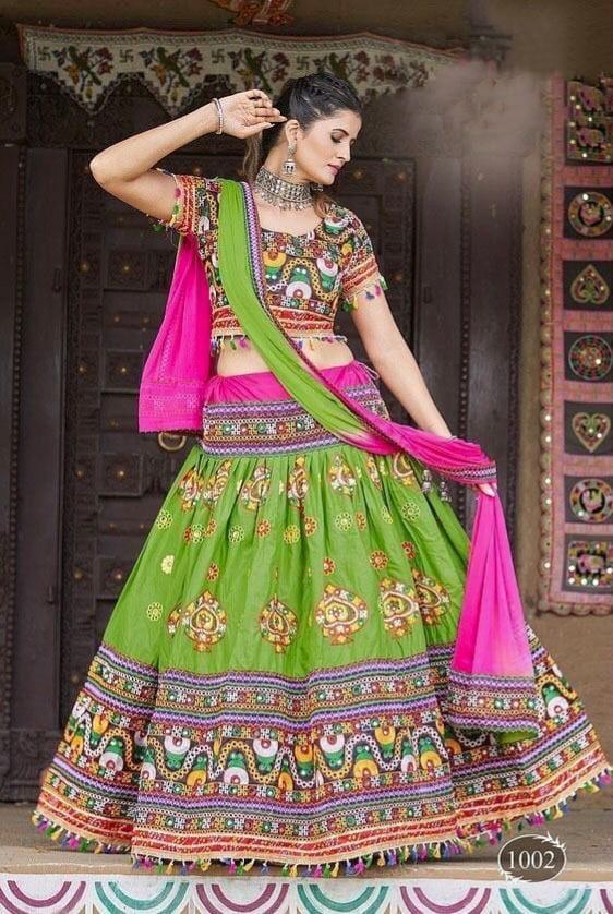 Dholida Vol-1 Designer Party Wear Navratri Chaniya Choli D.No. 1002 - Anant Exports