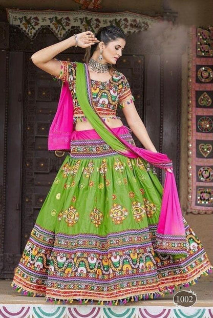 Dholida Vol-1 Designer Party Wear Navratri Chaniya Choli D.No. 1002 - Anant Exports