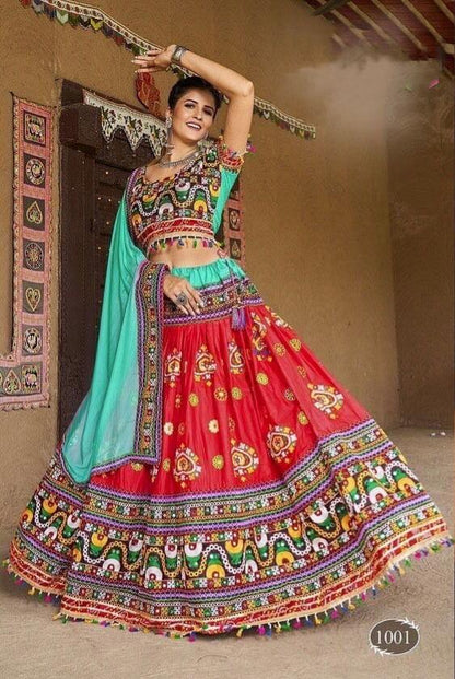 Dholida Vol-1 Designer Party Wear Navratri Chaniya Choli D.No. 1001 - Anant Exports